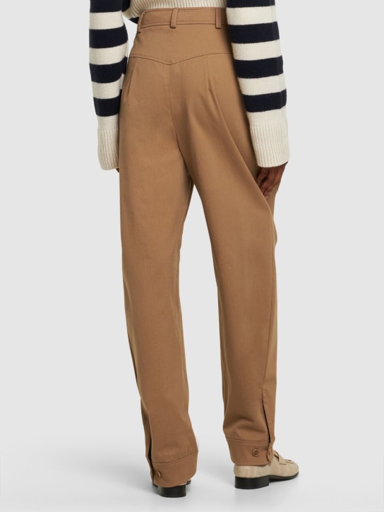 Alberta Ferretti: Ballonhose aus Baumwollgabardine