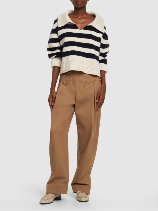 Alberta Ferretti: Ballonhose aus Baumwollgabardine