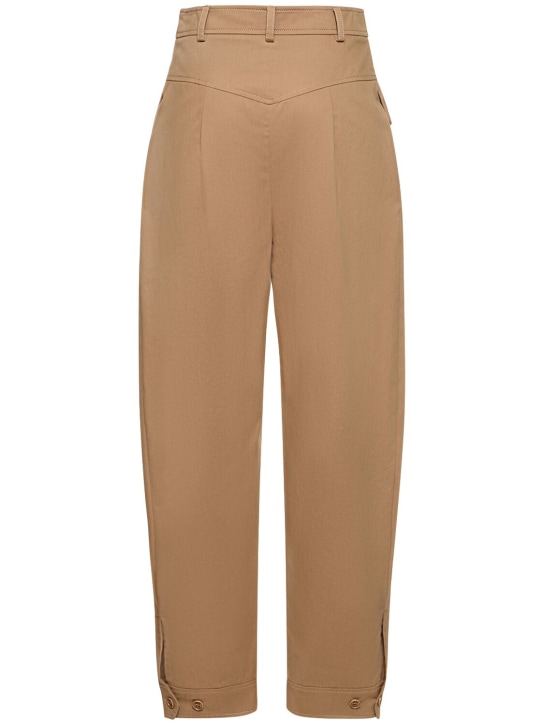 Alberta Ferretti: Ballonhose aus Baumwollgabardine