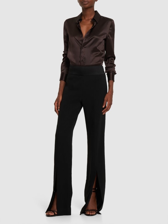 SIMKHAI - Ariah crepe satin pants