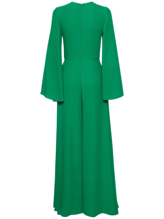 Valentino: Cady couture long-sleeve jumpsuit