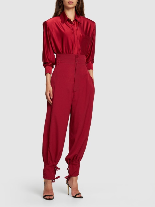 Alexandre Vauthier - Weite Hose aus Krepp