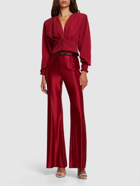 Alexandre Vauthier - Weite Hose aus Jersey