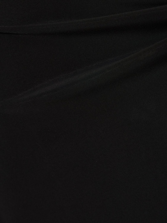 Jil Sander: Jupe midi en jersey de viscose