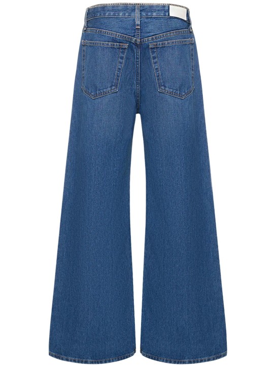 RE/DONE: Lockere Baumwolljeans „Low Rider“