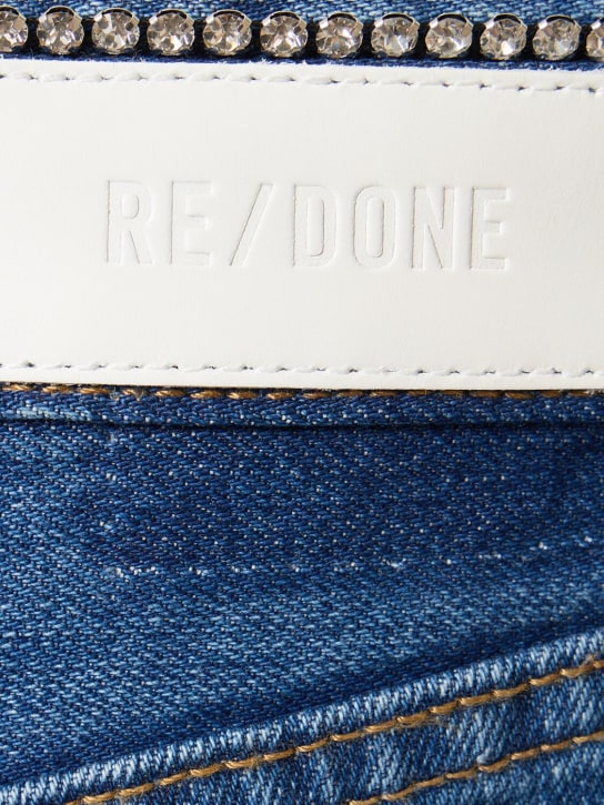 RE/DONE: Lockere Baumwolljeans „Low Rider“