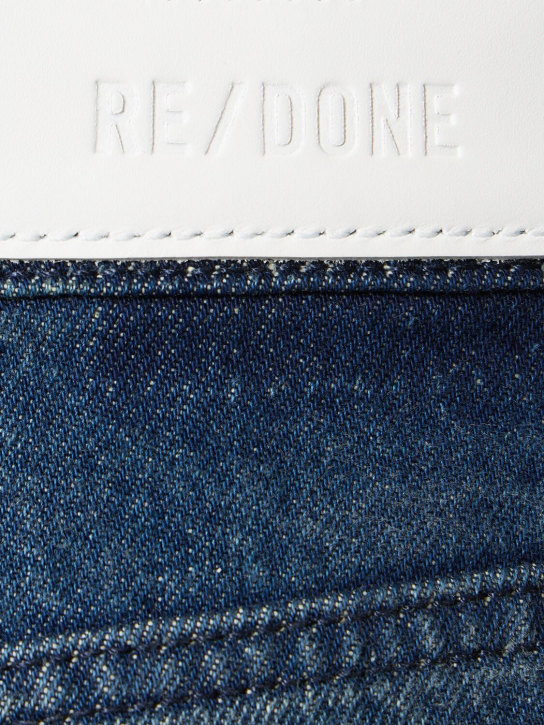 RE/DONE: Gerade Jeans aus Baumwolldenim „70s“