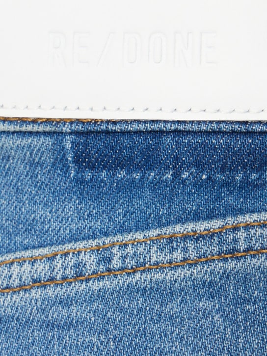 RE/DONE: Jeans rectos loose fit con cintura alta