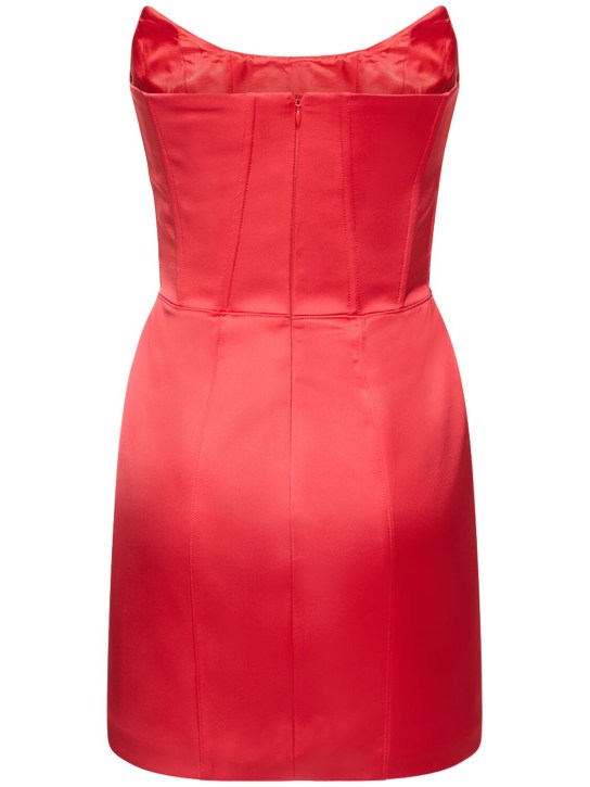 Giuseppe Di Morabito: Vestido bustier corto de satén