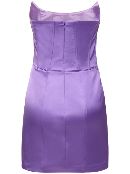 Giuseppe Di Morabito: Vestido bustier corto de satén