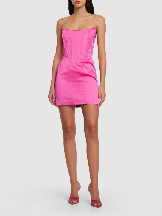 Giuseppe Di Morabito - Vestito in raso stretch con bustier