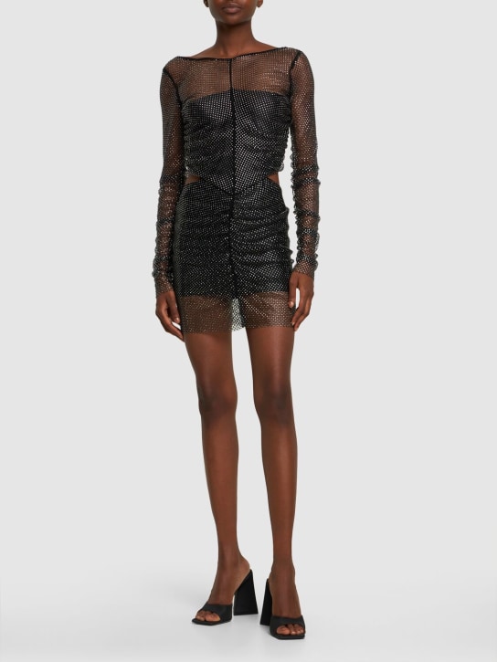 Giuseppe Di Morabito - Vestito in mesh con ricami