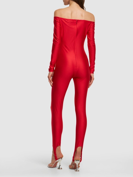 Giuseppe Di Morabito: Shiny stretch jersey jumpsuit