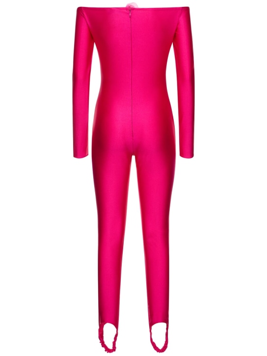 Giuseppe Di Morabito: Combinaison en jersey stretch brillant