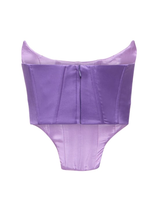 Giuseppe Di Morabito: Stretch satin bustier top