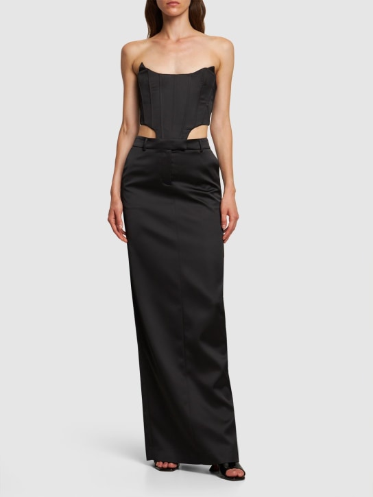 Giuseppe Di Morabito: Stretch satin bustier top