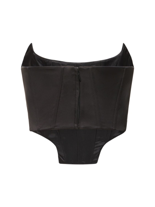 Giuseppe Di Morabito: Stretch satin bustier top