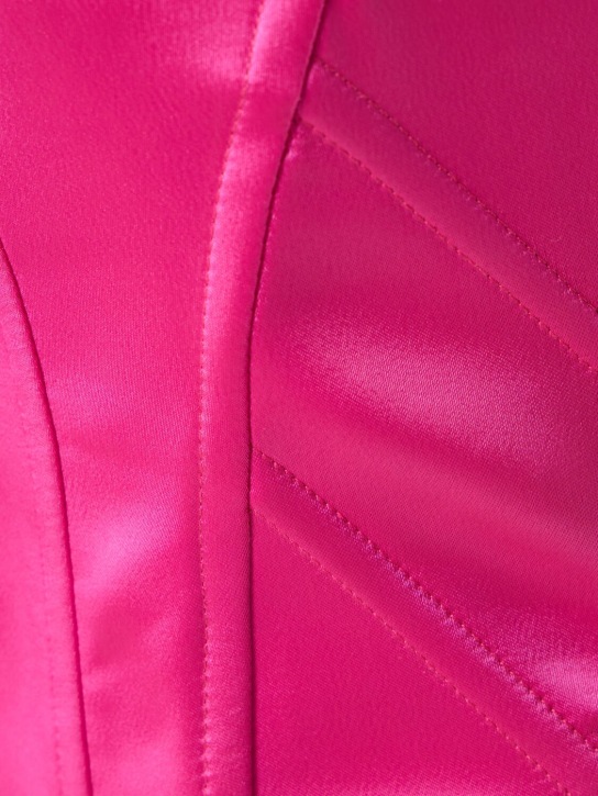 Giuseppe Di Morabito: Stretch satin bustier top