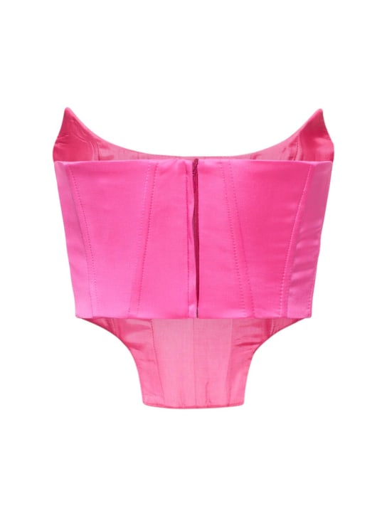 Giuseppe Di Morabito: Stretch satin bustier top