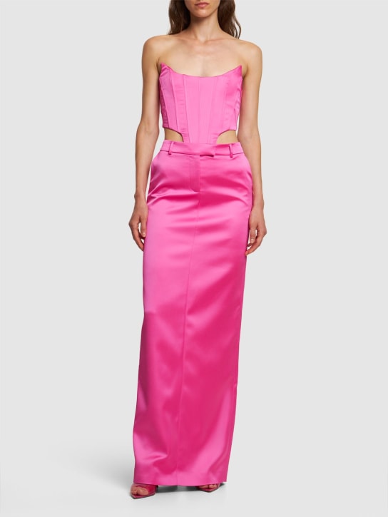 Giuseppe Di Morabito - Top bustier in raso stretch