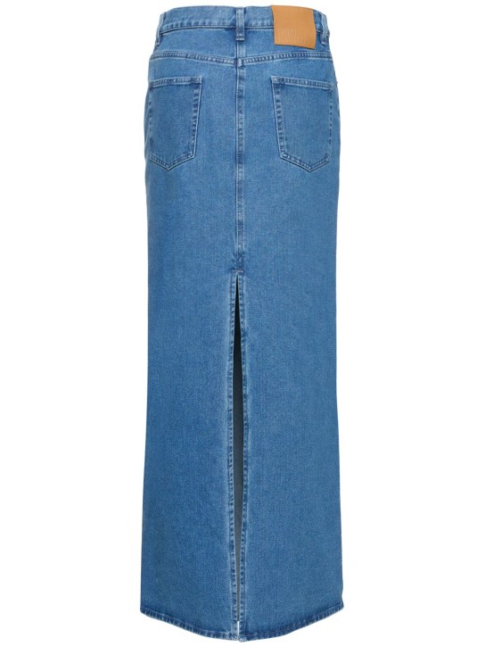 Giuseppe Di Morabito: Langer Rock aus Baumwolldenim