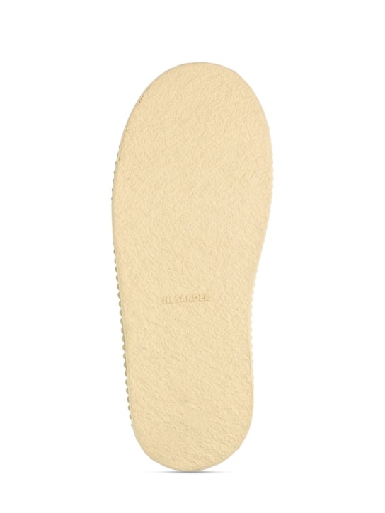 Jil Sander: Sneakers en toile vulcanisée 40 mm