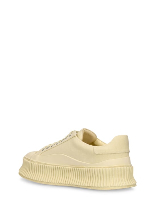 Jil Sander: Sneakers en toile vulcanisée 40 mm