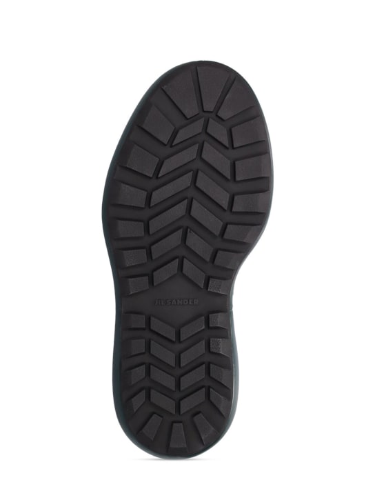 Jil Sander: Bottines en cuir 40 mm