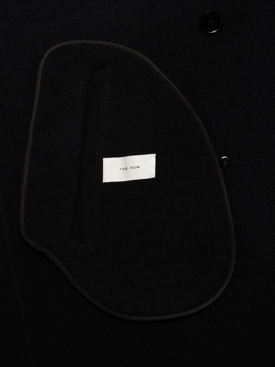 The Row: Wollmantel aus Filz „Ferro“