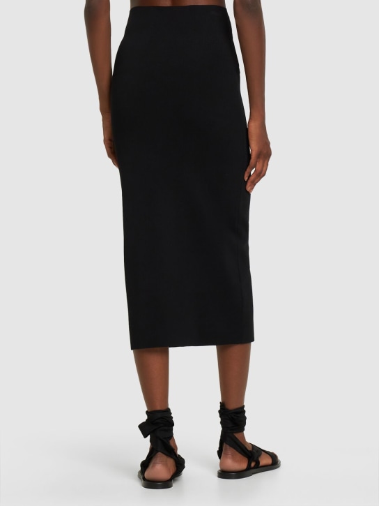 Weworewhat: Jupe midi en viscose et nylon