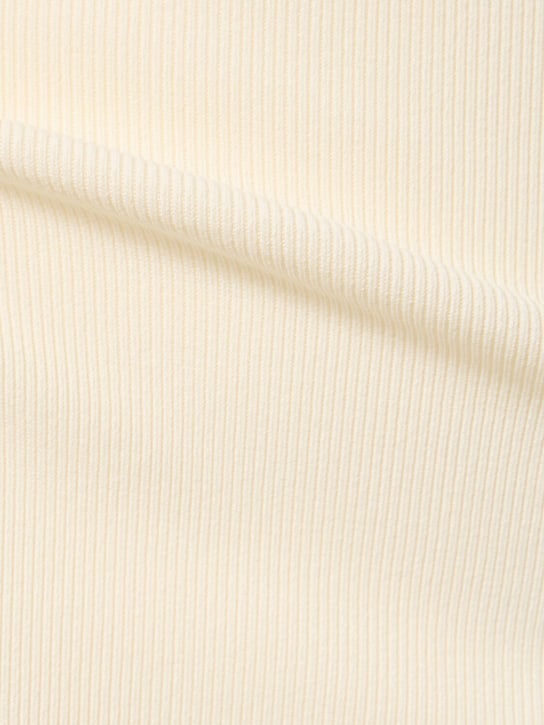 Weworewhat: Gerippter Viskose- und Nylon-Midirock