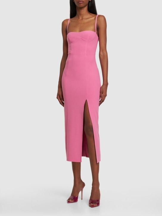 Bec + Bridge: Midi dress with heart neckline