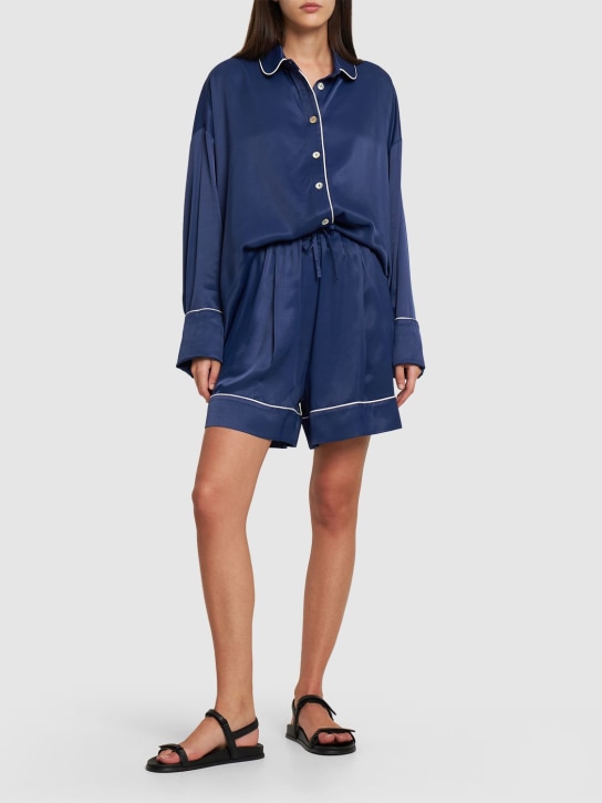 Sleeper: Short oversize en viscose Pastelle