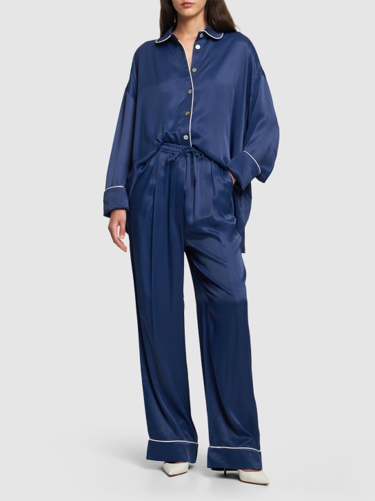 Sleeper - Pastelle oversized viscose pants
