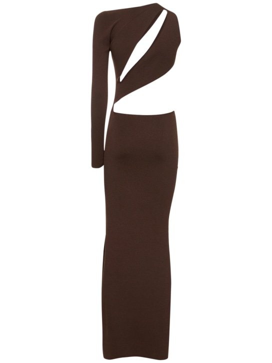 Aya Muse: Robe longue en jersey de viscose Actin