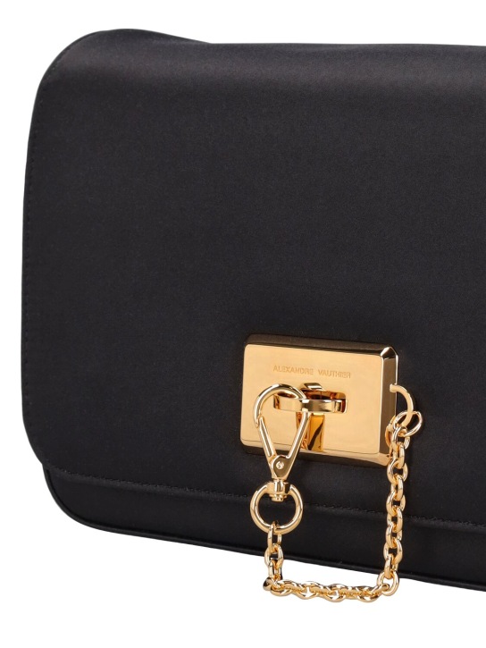 Alexandre Vauthier: Le4 satin shoulder bag