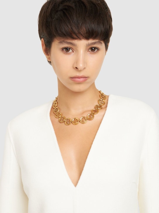 Patou - JP coin collar necklace