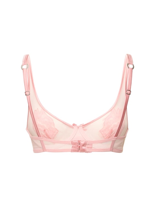 Fleur Du Mal: Reggiseno con ferretto e perline
