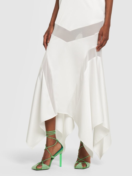 The Attico - 105mm Adele lycra & crystal sandals