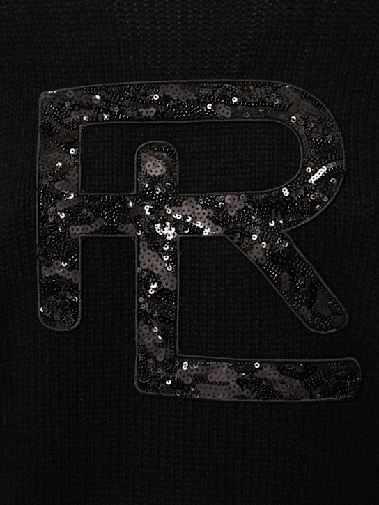 Ralph Lauren Collection: Sequined cashmere blend knit sweater