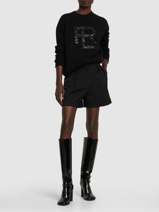 Ralph Lauren Collection - Sequined cashmere blend knit sweater