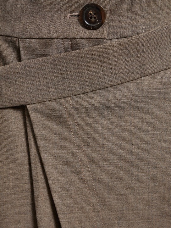 Peter Do: Pantalon ample en laine mélangée