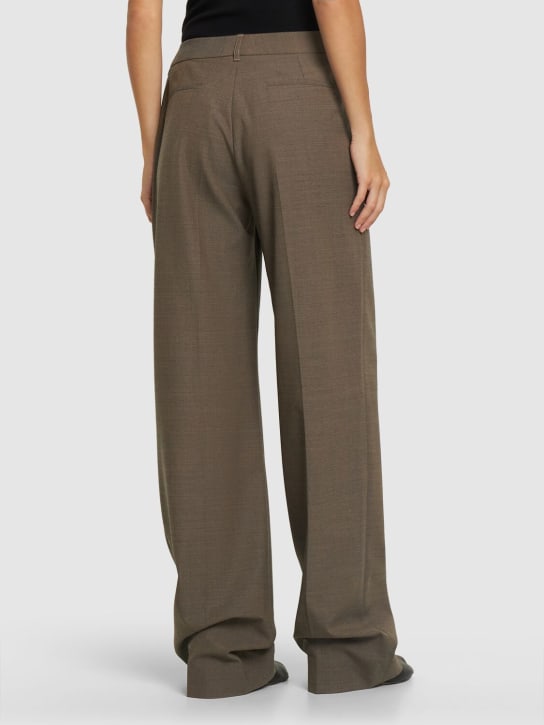 Peter Do: Pantalon ample en laine mélangée
