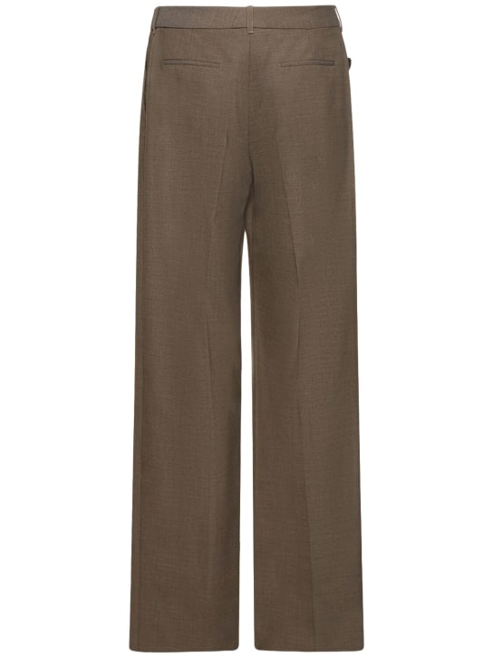 Peter Do - Pantalon ample en laine mélangée