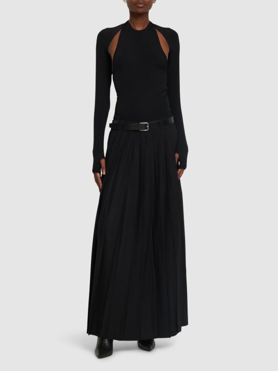 Peter Do: Wool & silk knit halter top