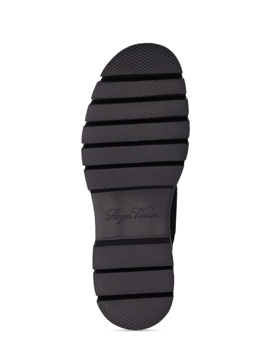 Roger Vivier: 20mm hohe Stricksocken-Stiefeletten „Walkyviv“