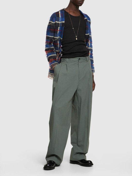 Maison Margiela: Chinohose mit weitem Bein