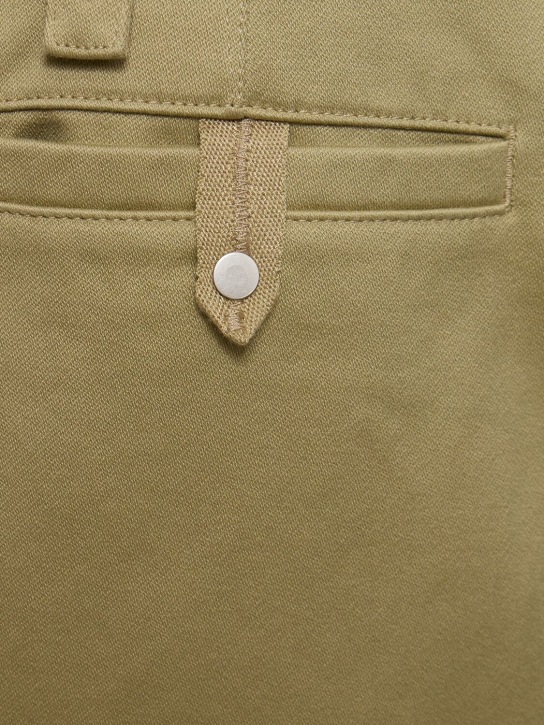 Burberry: Pantalon droit en coton