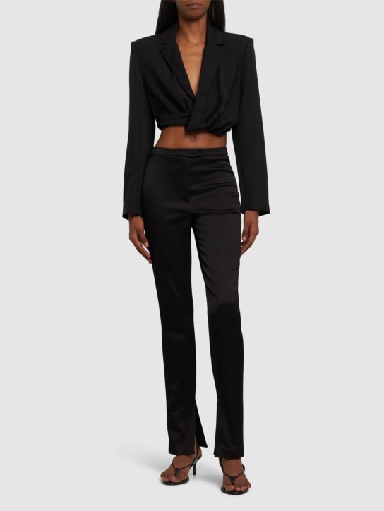 Alexander Wang: Legging en coton mélangé à logo