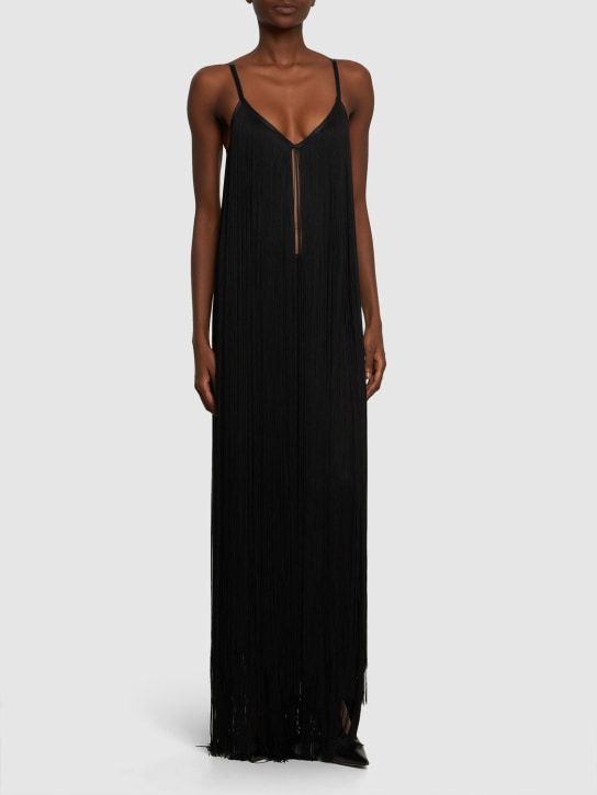 Alexander Wang - Vestido maxi de malla